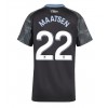 Aston Villa Ian Maatsen #22 Borta Kläder Dam 2025-26 Kortärmad